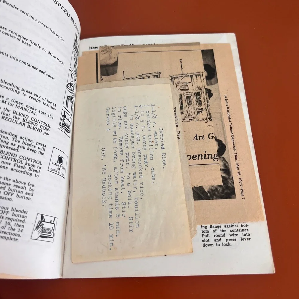 Vintage 1973 Waring Blender Cookbook‎ The Pleasure of Blending 14 Speed Recipes